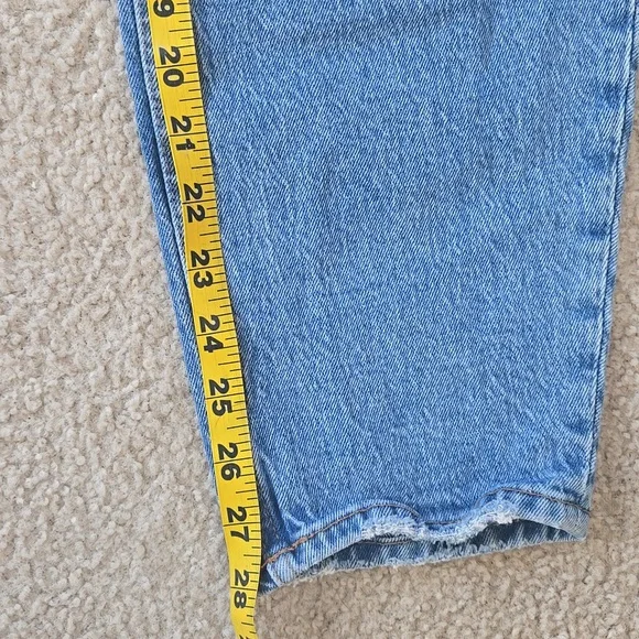 Abercrombie & Fitch The 80's Mom High Rise Distressed Jeans 28 Long - Picture 10 of 12